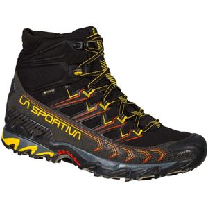 La Sportiva - Heren wandelschoenen - Ultra Raptor II Mid GTX Black/Yellow voor Heren - Maat 42 - Zwart