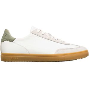 Clae - Sneakers - Deane White Tea Light Gum voor Heren - Maat 42.5 - Wit