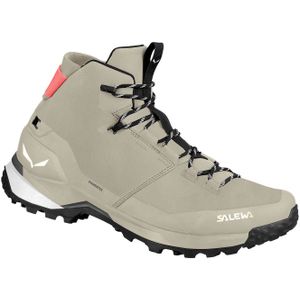 Salewa - Dames wandelschoenen - Puez Mid Ptx Boot W Oatmeal/Oatmeal voor Dames - Maat 6,5 UK - Beige