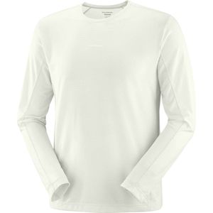 Salomon - Trail / Running kleding - Shakeout Core LS Tee M Icicle voor Heren - Maat L - Wit