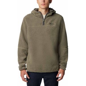 Columbia - Sweatshirts en fleeces - Rugged Ridgeâ„¢ III Sherpa Pullover Hoodie Stone Green voor Heren - Maat M - Kaki