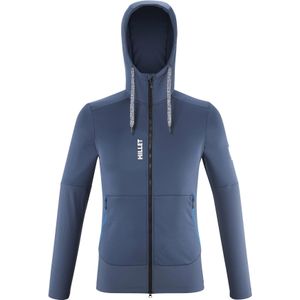 Millet - Klimkleding - Cimai Hybrid Hoodie M Dark Denim voor Heren - Maat M - Marine blauw