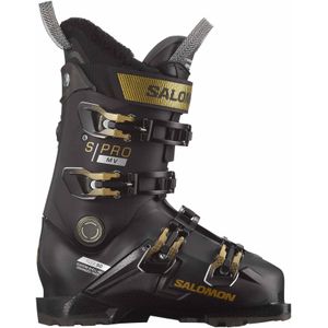 Salomon - Dames skischoenen - S/Pro Mv 90 W Gw Black/Gold Met/Beluga voor Dames - Maat 25\/25,5 - Zwart