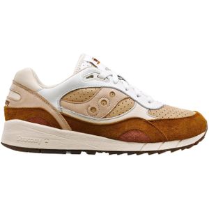 Saucony - Sneakers - Shadow 6000 Brown White voor Heren - Maat 41 - Wit