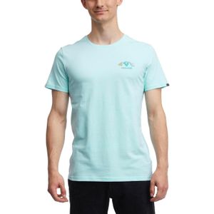 Ragwear - T-shirts - Teebs Gots Light Aqua voor Heren van Katoen - Maat M - Blauw