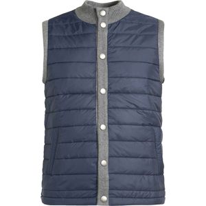 Barbour - Jassen - Essential Knitted Gilet Mid Grey voor Heren - Maat M - Grijs