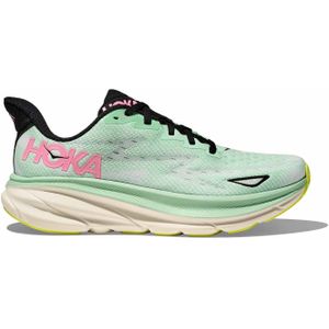 Hoka - Hardloopschoenen - Clifton 9 W Mint Fluorite/Snow Melt voor Dames - Maat 5,5 US - Groen