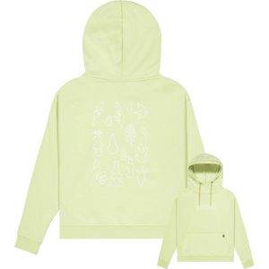 Picture Organic Clothing - Dames sweatshirts en fleeces - Cedar Hoodie Winter Pear voor Dames van Katoen - Maat M - Groen