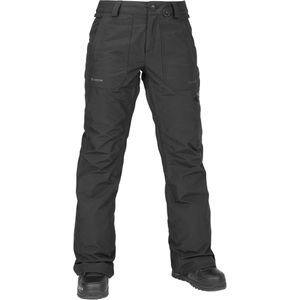 Volcom - Dames skibroeken - Knox Insulated Gore-Tex Pant Black voor Dames - Maat XS - Zwart