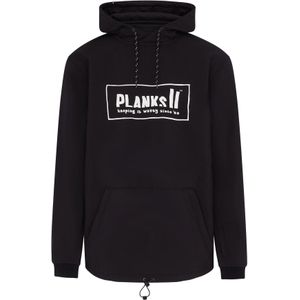 Planks - Ski jassen - Parkside Soft Shell Riding Hoodie Black voor Heren van Softshell - Maat S - Zwart