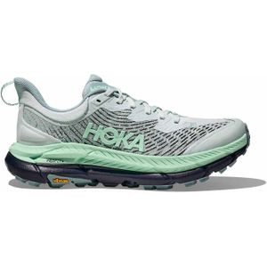 Hoka - Trailschoenen - Mafate Speed 4 W Droplet/Mint Fluorite voor Dames - Maat 7 US - Grijs