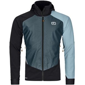 Ortovox - Toerskikleding - Col Becchei Jacket M Dark Arctic Grey voor Heren van Wol - Maat M - Grijs