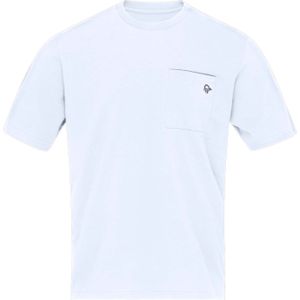 Norrona - T-shirts - 29 Cotton Pocket T-Shirt M'S Pure White voor Heren van Katoen - Maat L - Wit