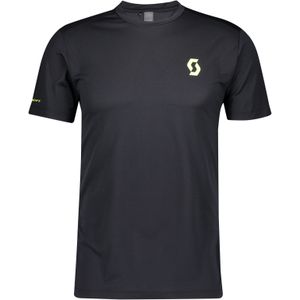 Scott - Trail / Running kleding - Shirt M's RC Run Team SS Black/Yellow voor Heren - Maat L - Zwart