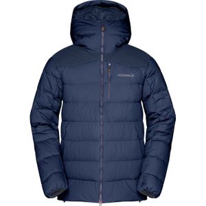 Norrona - Ski jassen - Tamok Down750 Jacket M Indigo Night voor Heren van Katoen - Maat L - Marine blauw
