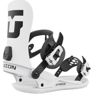 Union - Snowboard bindingen - Strata White voor Heren van Aluminium - Maat L - Wit