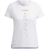 Adidas - Trail / Running dameskleding - Agravic T-Shirt W White voor Dames - Maat S - Wit