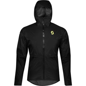 Scott - Trail / Running kleding - SCO Jacket M's RC Run WP Black/Yellow voor Heren - Maat L - Zwart