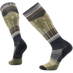 Smartwool - Skisokken - Ski Targeted Cushion Summit Shot OTC Socks Black voor Heren van Wol - Maat M - Zwart