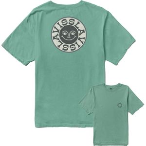 Vissla - T-shirts - Solar Smiles Organic Tee Jade voor Heren van Katoen - Maat L - Blauw