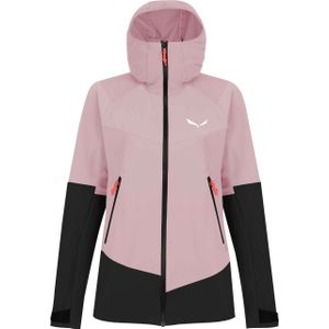 Salewa - Dames toerskikleding - Sella Dst W Jacket Zephyr voor Dames van Softshell - Maat S - Roze