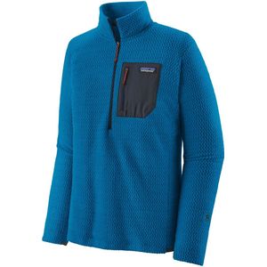 Patagonia - Wandel- en bergsportkleding - M's R1 Air Zip Neck Endless Blue voor Heren - Maat S - Blauw
