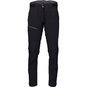 Norrona - Wandel- en bergsportkleding - Falketind Flex1 Heavy Duty Pants M Caviar/Zip Grey voor Heren van Softshell - Maat M - Zwart