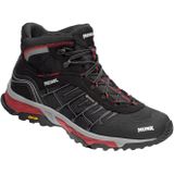 Meindl - Heren wandelschoenen - Finale Mid GTX Black/Red voor Heren - Maat 10,5 UK - Zwart