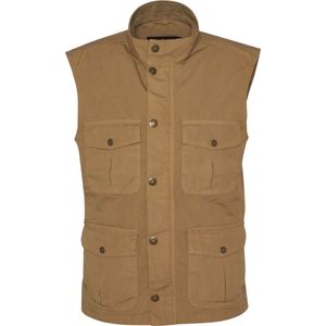 Barbour - Jassen - Casual Corbridge Gilet Stone voor Heren van Katoen - Maat M - Beige