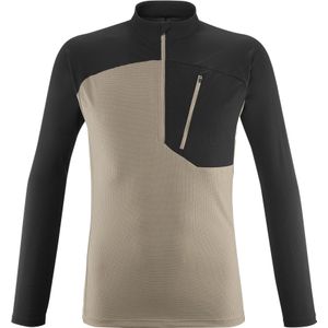 Millet - Wandel- en bergsportkleding - Morpho Zip LS M Dorite Black voor Heren - Maat M - Zwart
