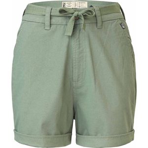 Picture Organic Clothing - Dames shorts - Anjel Shorts Green Spray voor Dames van Katoen - Maat L - Groen