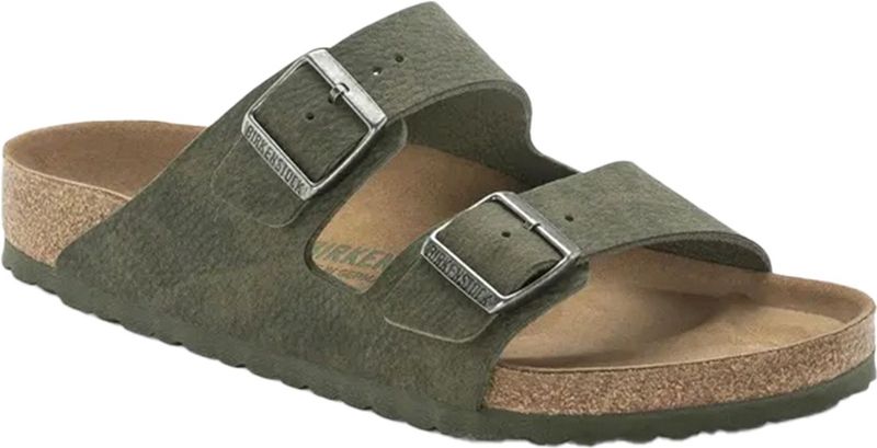 Birkenstock - Sandalen en slippers - Arizona M Vegan Synthetic Desert Dust Thyme voor Heren - Maat 41 - Kaki
