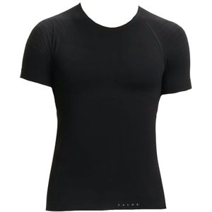 Falke - Wandel- en bergsportkleding - Shortsleeved Shirt Tight M Black voor Heren - Maat L - Zwart