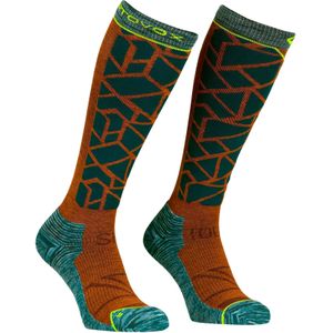 Ortovox - Toerskikleding - Ski Tour Comp Long Socks M Dark Pacific voor Heren van Wol - Maat 45-47 - Marine blauw