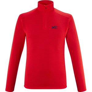 Millet - Wandel- en bergsportkleding - Intense Fleece Po M Red Rouge voor Heren van Gerecycled Polyester - Maat L - Rood