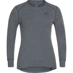 Ondershirt Odlo Women BL Top Crew Neck LS Active Warm Eco Odlo Steel Grey Melange