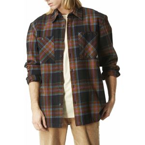 Picture Organic Clothing - Blouses - Relowa Shirt Plaid Black voor Heren - Maat M - Zwart