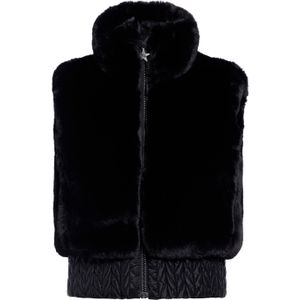 Goldbergh - Dames fleeces - Sophia Bodywarmer Black voor Dames - Maat 36 HO - Zwart