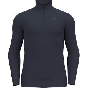 Odlo - Thermokleding - BL Top Turtle Neck L/S Half Zip Active W India Ink voor Heren - Maat M - Grijs