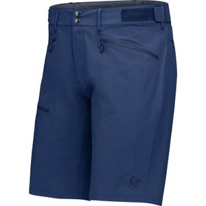 Norrona - Wandel- en bergsportkleding - Falketind Flex1 Shorts M'S Indigo Night voor Heren - Maat M - Marine blauw
