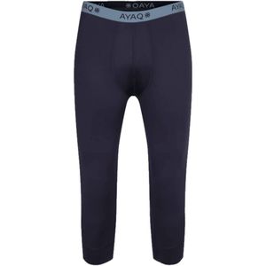 Ayaq - Thermokleding - Hellefonna 3/4 Legging M Blue Slate voor Heren - Maat S - Marine blauw