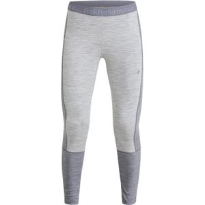 Peak Performance - Dames thermokleding - W Magic Long John Med Grey Melange voor Dames van Wol - Maat M - Grijs