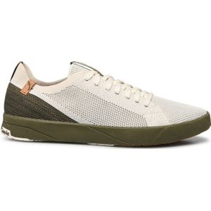 Saola - Sneakers - Cannon Knit M 2.0 White Burnt Olive voor Heren - Maat 42 - Wit