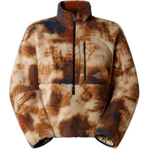 The North Face - Dames sweatshirts en fleeces - W Extreme Pile 2 Pullover Gravel TNF Bleach Dye voor Dames - Maat XS - Geel