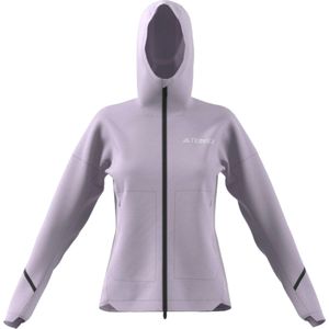 Adidas - Trail / Running dameskleding - Xperior Light Rain Jacket W Silver Dawn voor Dames - Maat S - Paars