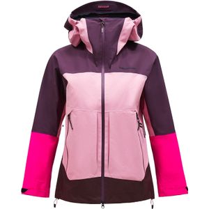 Peak Performance - Dames toerskikleding - W Vislight Gore-Tex C-Knit Jkt Mystic Purple Bitter Root Desert Plum voor Dames - Maat M - Paars