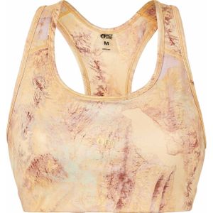 Picture Organic Clothing - Dames wandel- en bergkleding - Avasa Prt Bra Geology Cream voor Dames - Maat S - Roze
