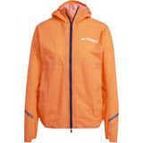 Adidas - Trail / Running dameskleding - Xperior Light Rain Jacket W Seimor voor Dames - Maat M - Oranje