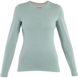 Icebreaker - Dames thermokleding - W Merino 260 Tech LS Crewe Moss voor Dames - Maat L - Groen