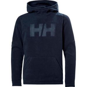 Helly-Hansen - Kinder fleeces / donsjassen - Jr Daybreaker Hoodie Navy voor Unisex van Gerecycled Polyester - Kindermaat 10 jaar - Marine blauw